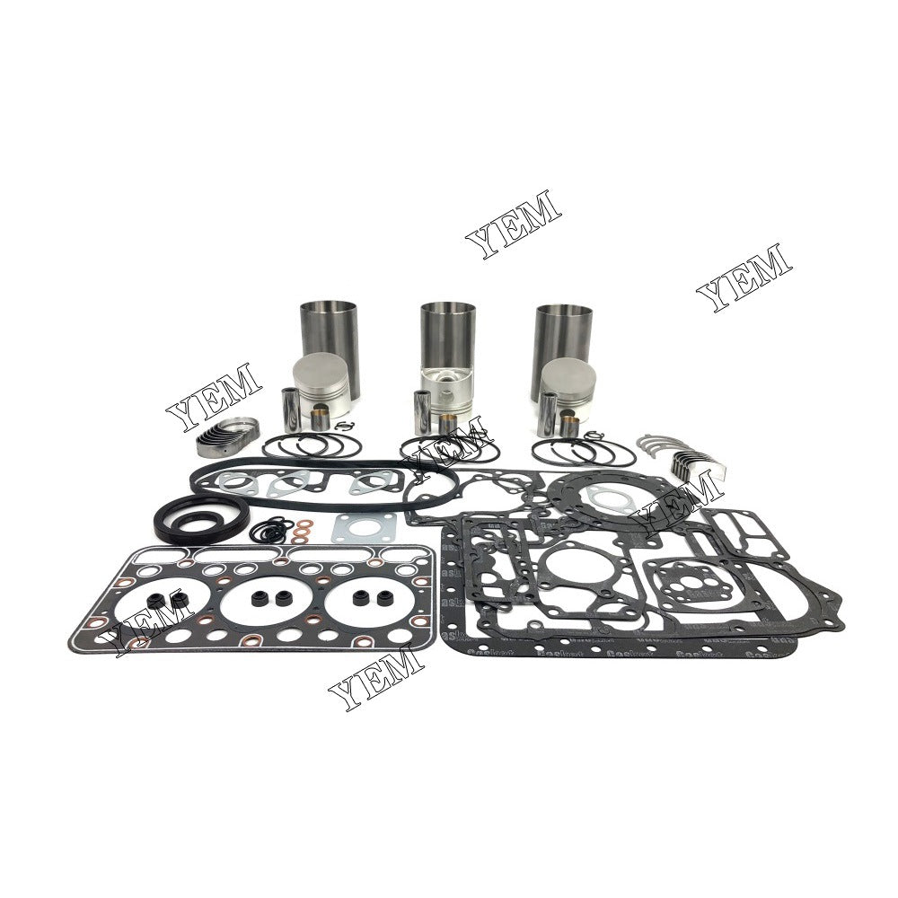 D1301 Overhaul Rebuild Kit With Gasket Set Bearing For Kubota 3 cylinder diesel engine parts For Kubota