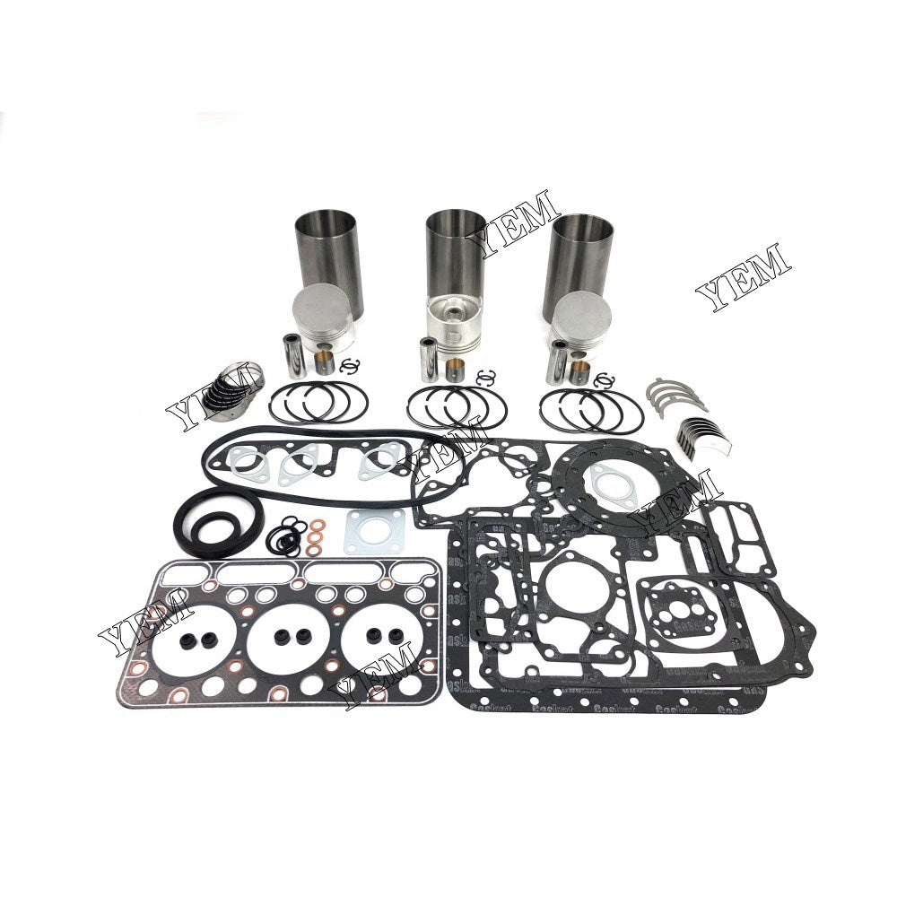 D1301 Overhaul Rebuild Kit With Gasket Set Bearing For Kubota 3 cylinder diesel engine parts For Kubota