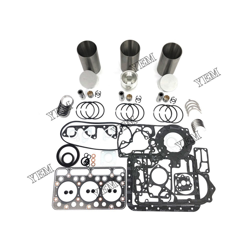 D1301 Overhaul Rebuild Kit With Gasket Set Bearing For Kubota 3 cylinder diesel engine parts For Kubota