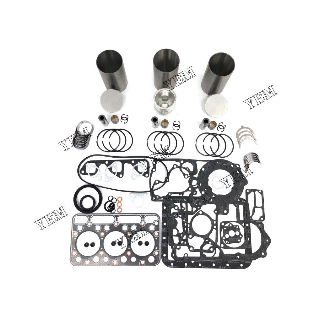 D1301 Overhaul Rebuild Kit With Gasket Set Bearing For Kubota 3 cylinder diesel engine parts For Kubota