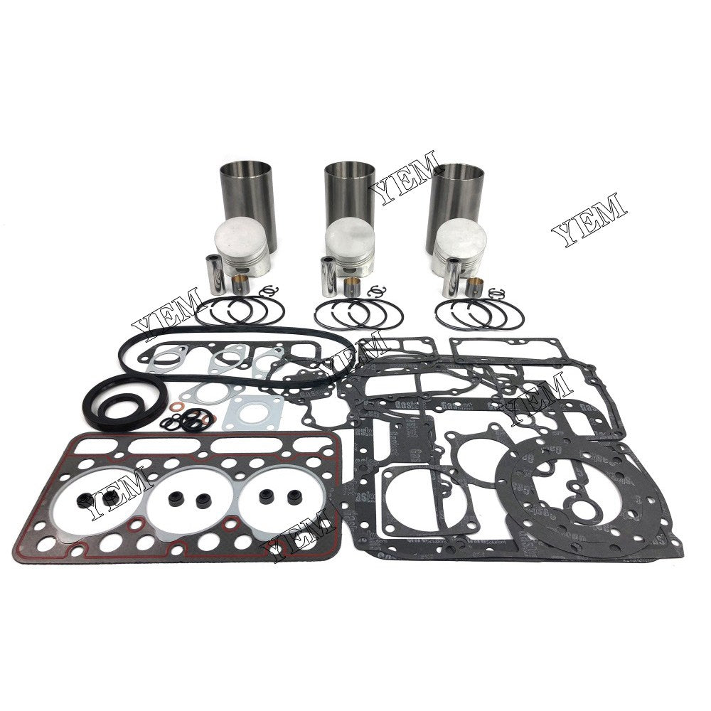 D1402-IDI Overhaul Kit With Gasket Set For Kubota 3 cylinder diesel engine parts