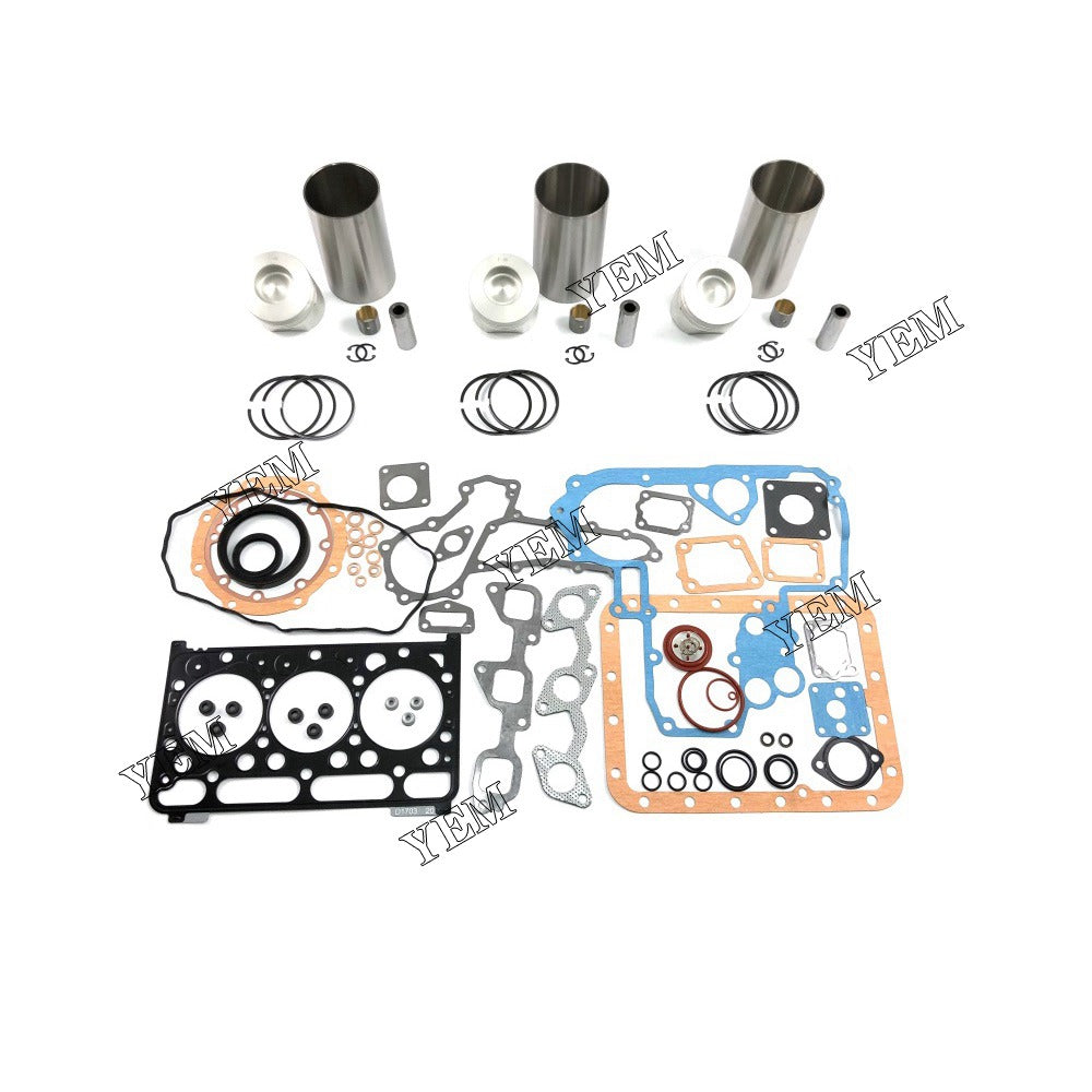 D1703 Overhaul Kit With Gasket Set For Kubota 3 cylinder diesel engine parts For Kubota