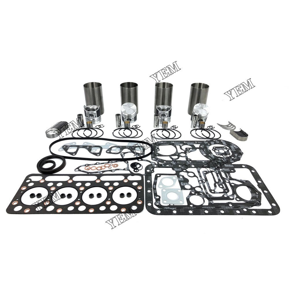 V1512-IDI Overhaul Rebuild Kit With Gasket Set Bearing For Kubota 4 cylinder diesel engine parts