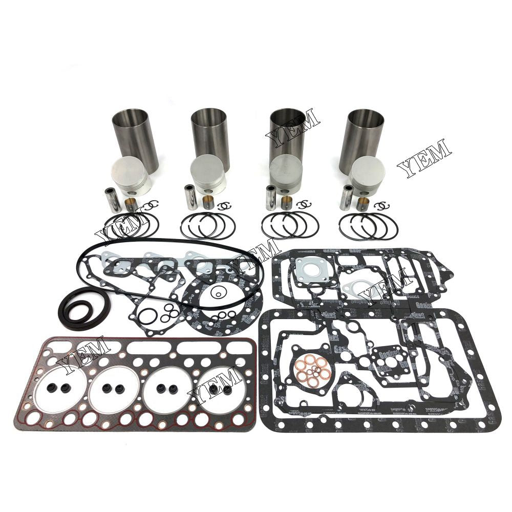 V1702 Overhaul Kit With Gasket Set For Kubota 4 cylinder diesel engine parts