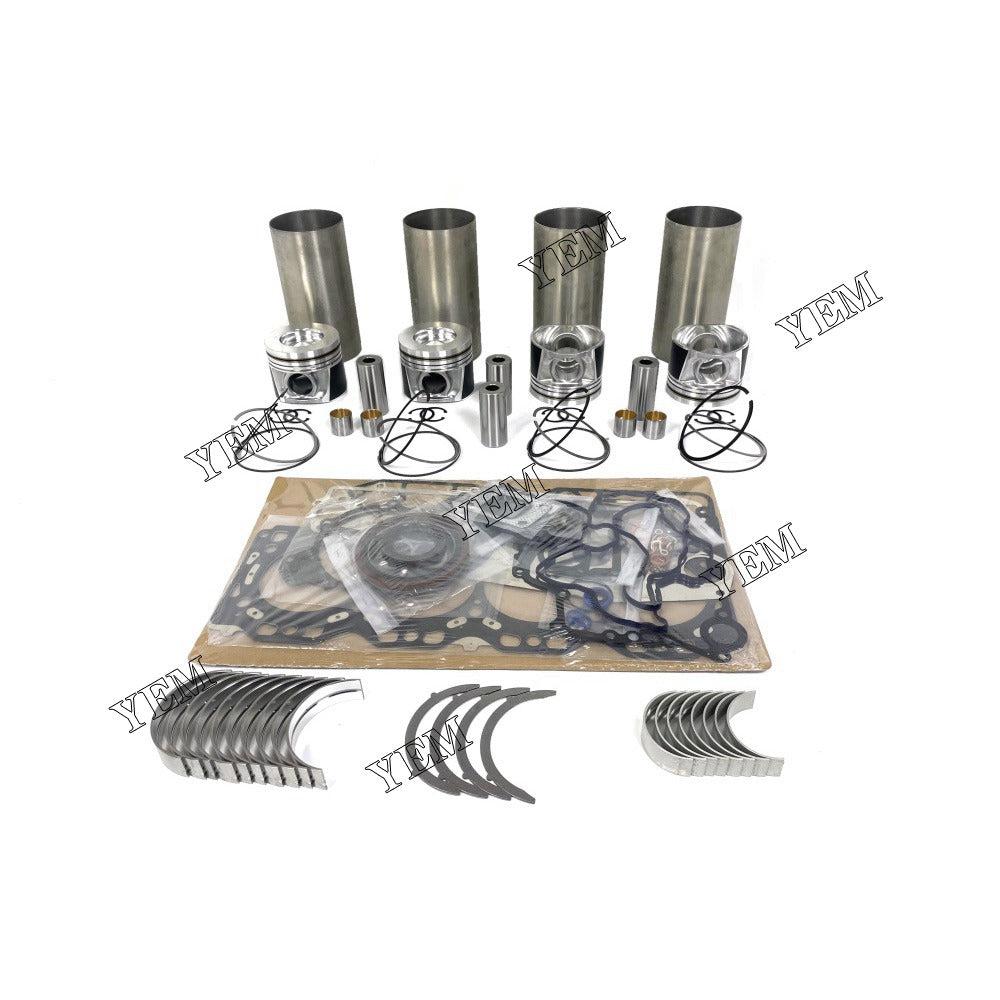 V6108 Overhaul Rebuild Kit With Gasket Set Bearing For Kubota 4 cylinder diesel engine parts For Kubota