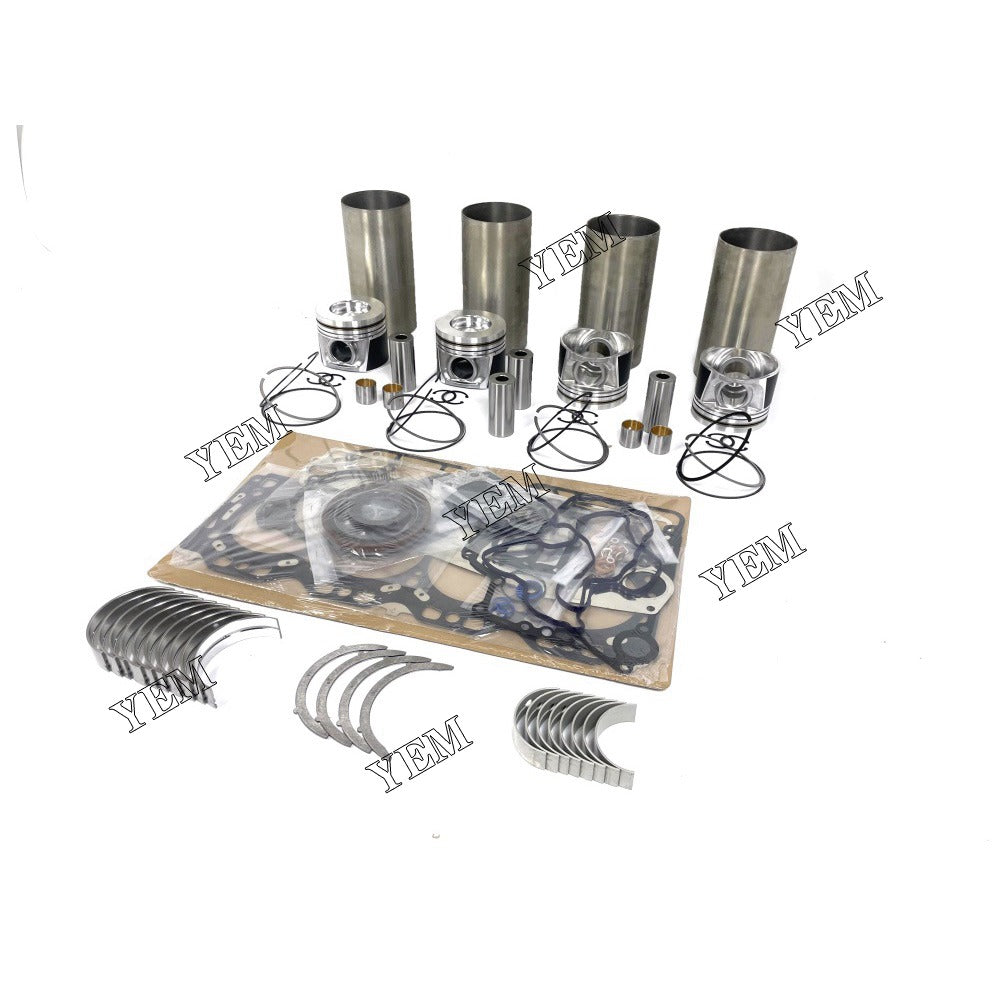 V6108 Overhaul Rebuild Kit With Gasket Set Bearing For Kubota 4 cylinder diesel engine parts For Kubota