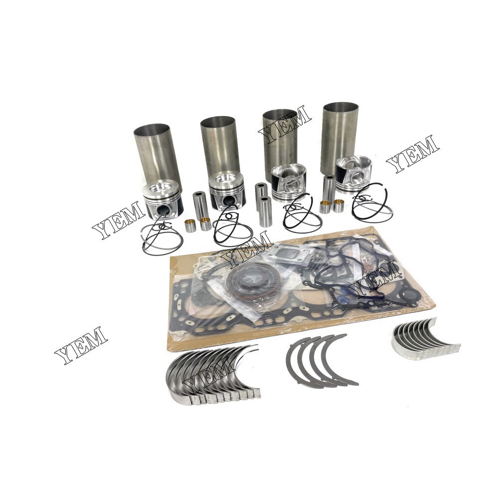 V6108 Overhaul Rebuild Kit With Gasket Set Bearing For Kubota 4 cylinder diesel engine parts For Kubota