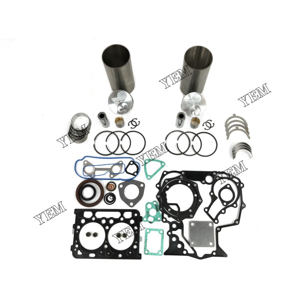Z602 Overhaul Rebuild Kit With Gasket Set Bearing For Kubota 2 cylinder diesel engine parts For Kubota