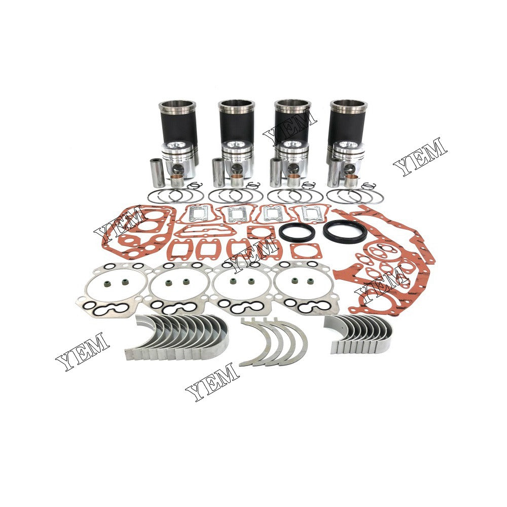 D924T Overhaul Rebuild Kit With Gasket Set Bearing For Liebherr 4 cylinder diesel engine parts For Liebherr