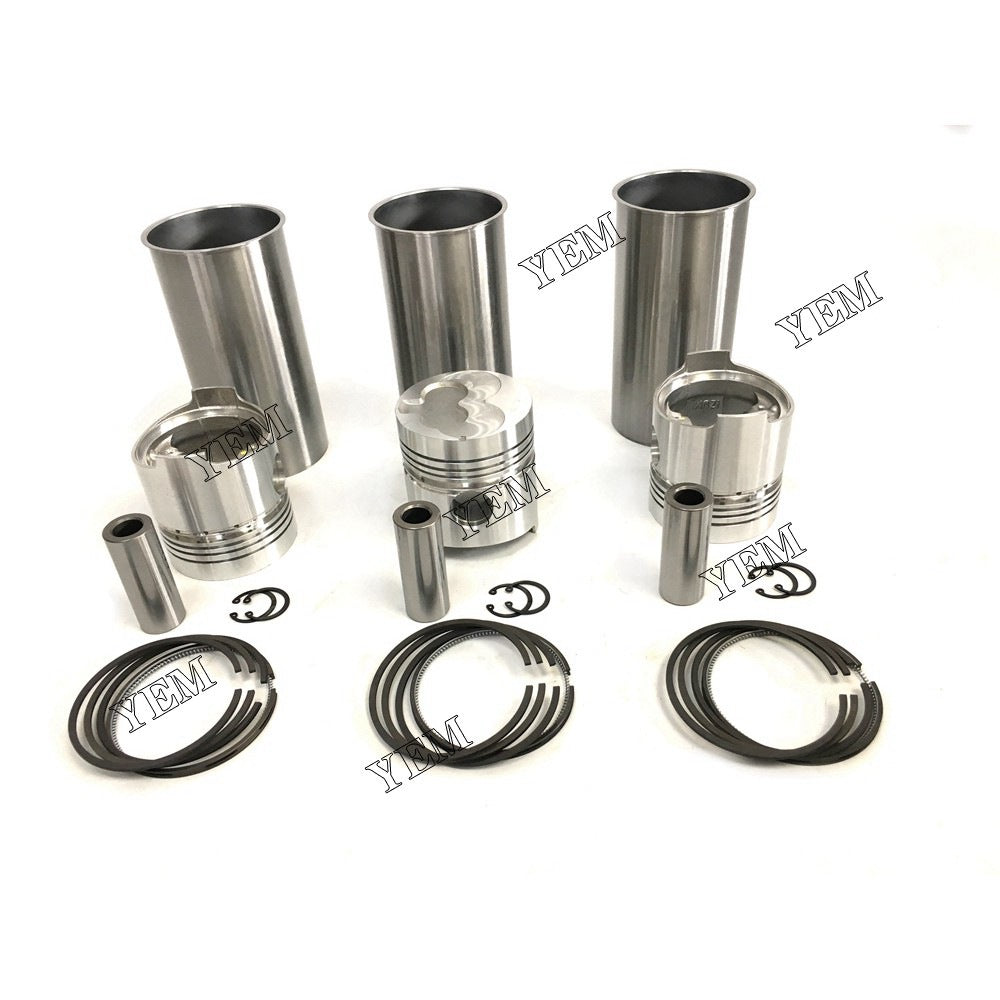 3AB1 Cylinder Liner Kit For Isuzu 3 cylinder diesel engine parts For Isuzu