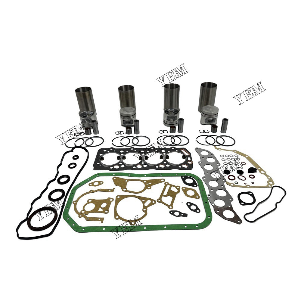 4D56 Overhaul Kit With Gasket Set For Mitsubishi 4 cylinder diesel engine parts For Mitsubishi