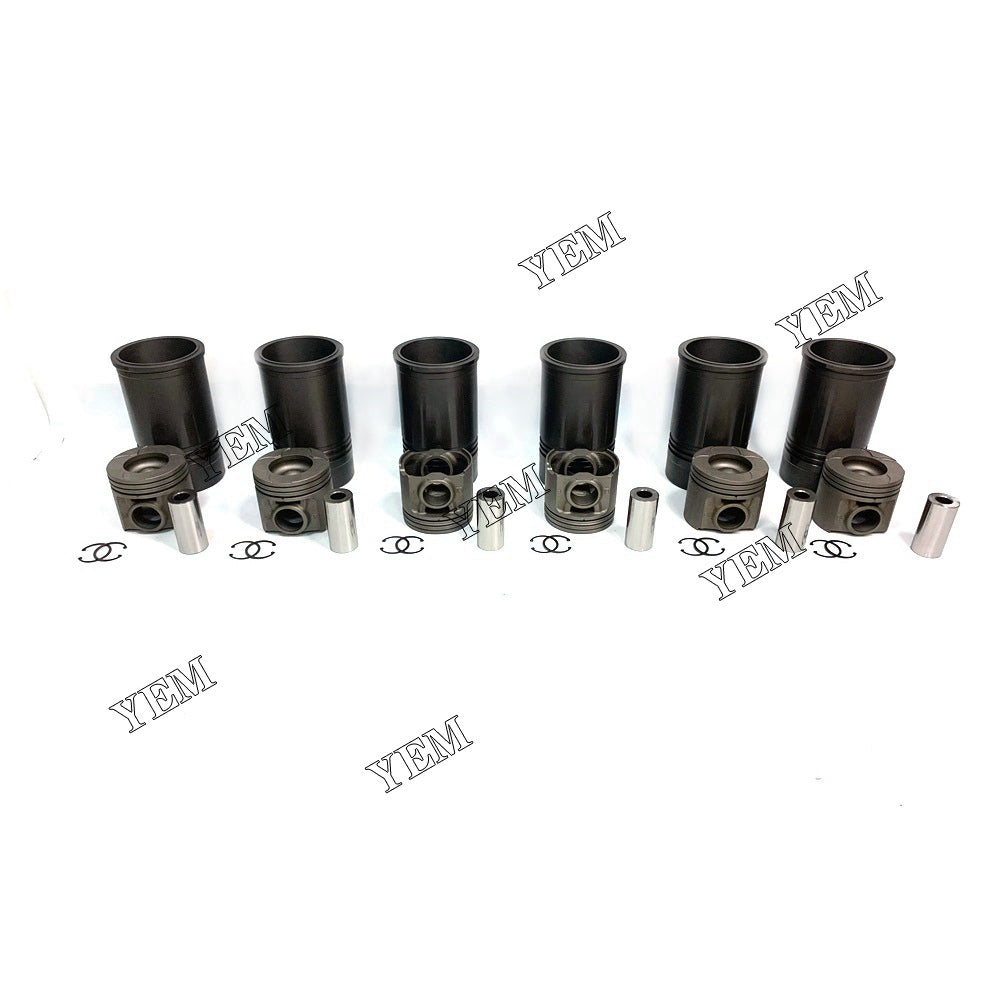 6D140 Cylinder Liner Kit For Komatsu 6 cylinder diesel engine parts For Komatsu