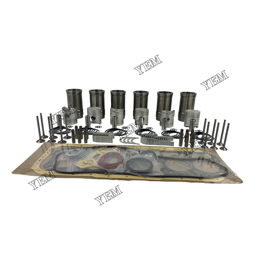 DM100 Engine Overhaul Rebuild Kit With Gasket Bearing Valve Set For Hino 6 cylinder diesel engine parts