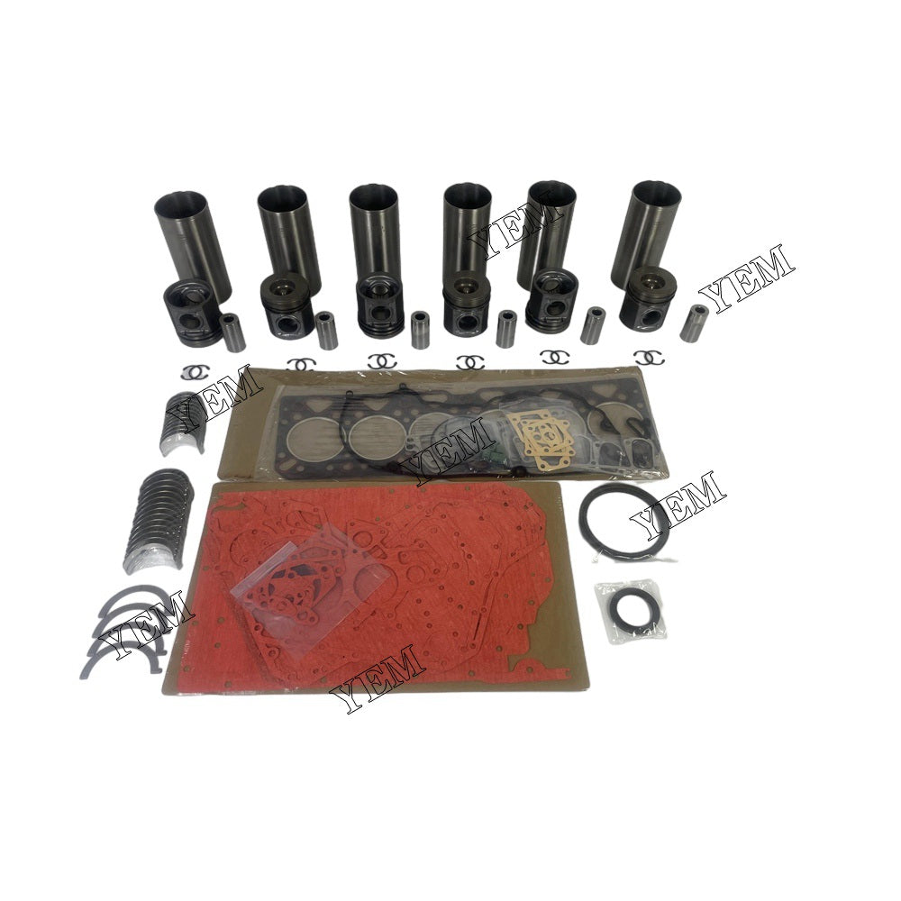 3056 Overhaul Rebuild Kit With Gasket Set Bearing For Caterpillar 6 cylinder diesel engine parts