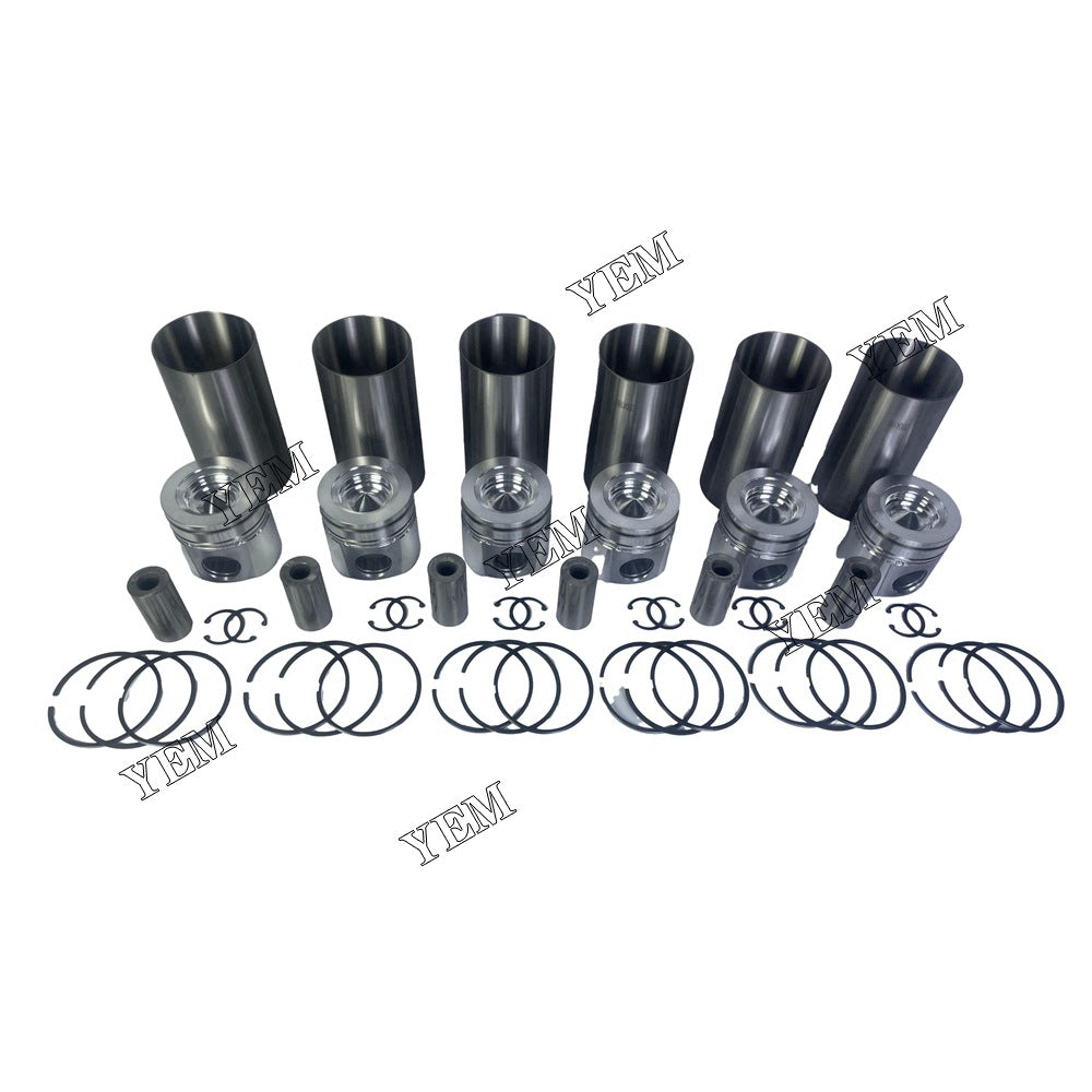 ISB215 Cylinder Liner Kit For Cummins 6 cylinder diesel engine parts