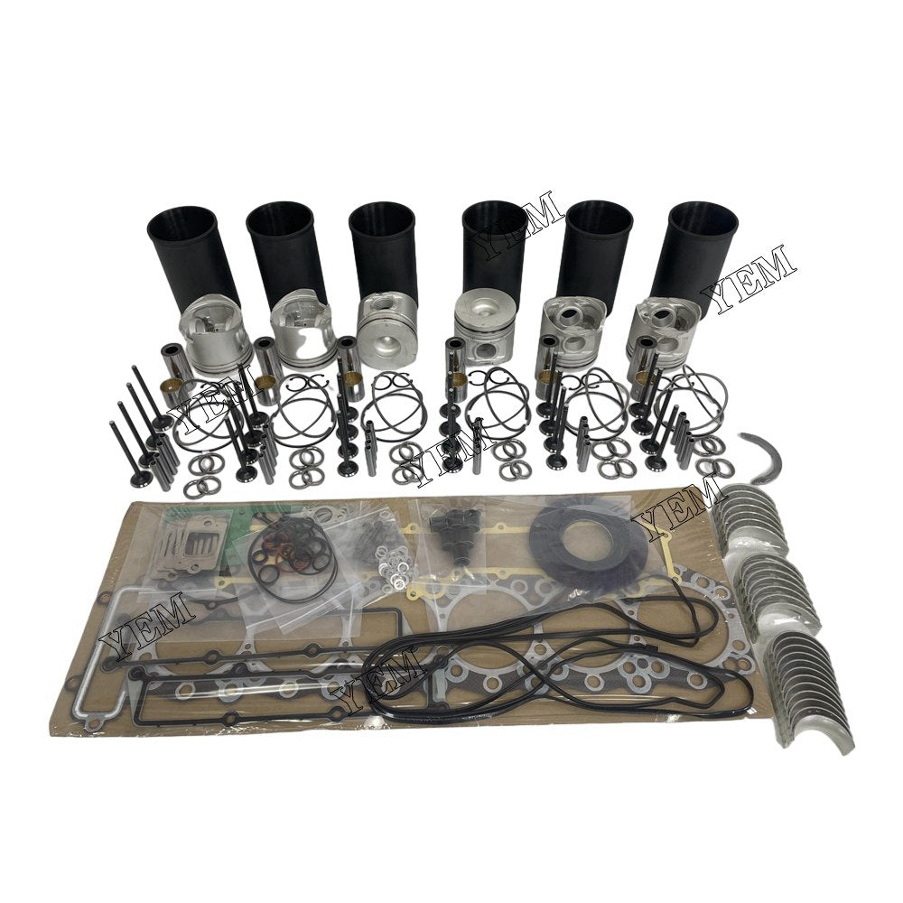 6M61 Overhaul Rebuild Kit With Gasket Set Bearing-Valve Train For Mitsubishi 6 cylinder diesel engine parts For Mitsubishi