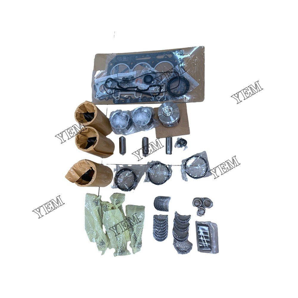 3T75HA Overhaul Rebuild Kit With Gasket Set Bearing-Valve Train For Yanmar 3 cylinder diesel engine parts