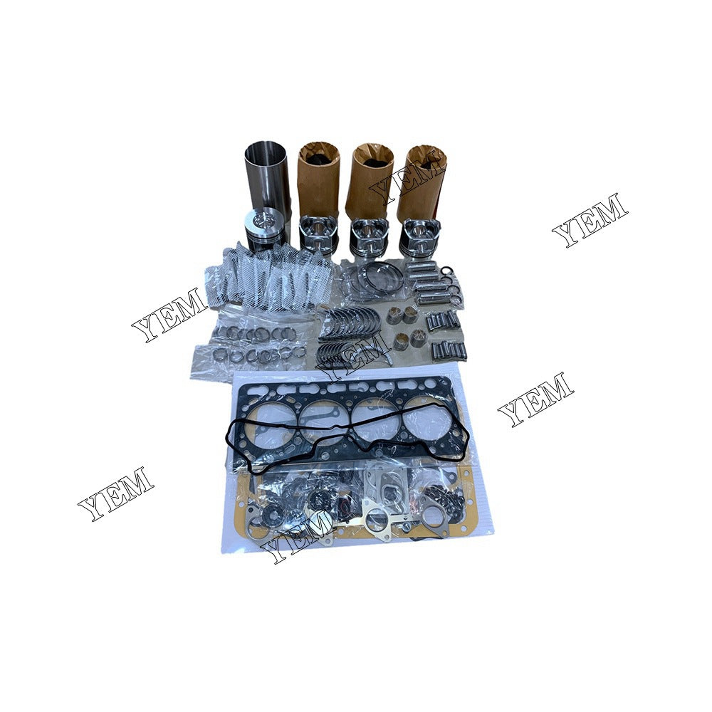 V3800-DI Overhaul Rebuild Kit With Gasket Set Bearing-Valve Train For Kubota 4 cylinder diesel engine parts