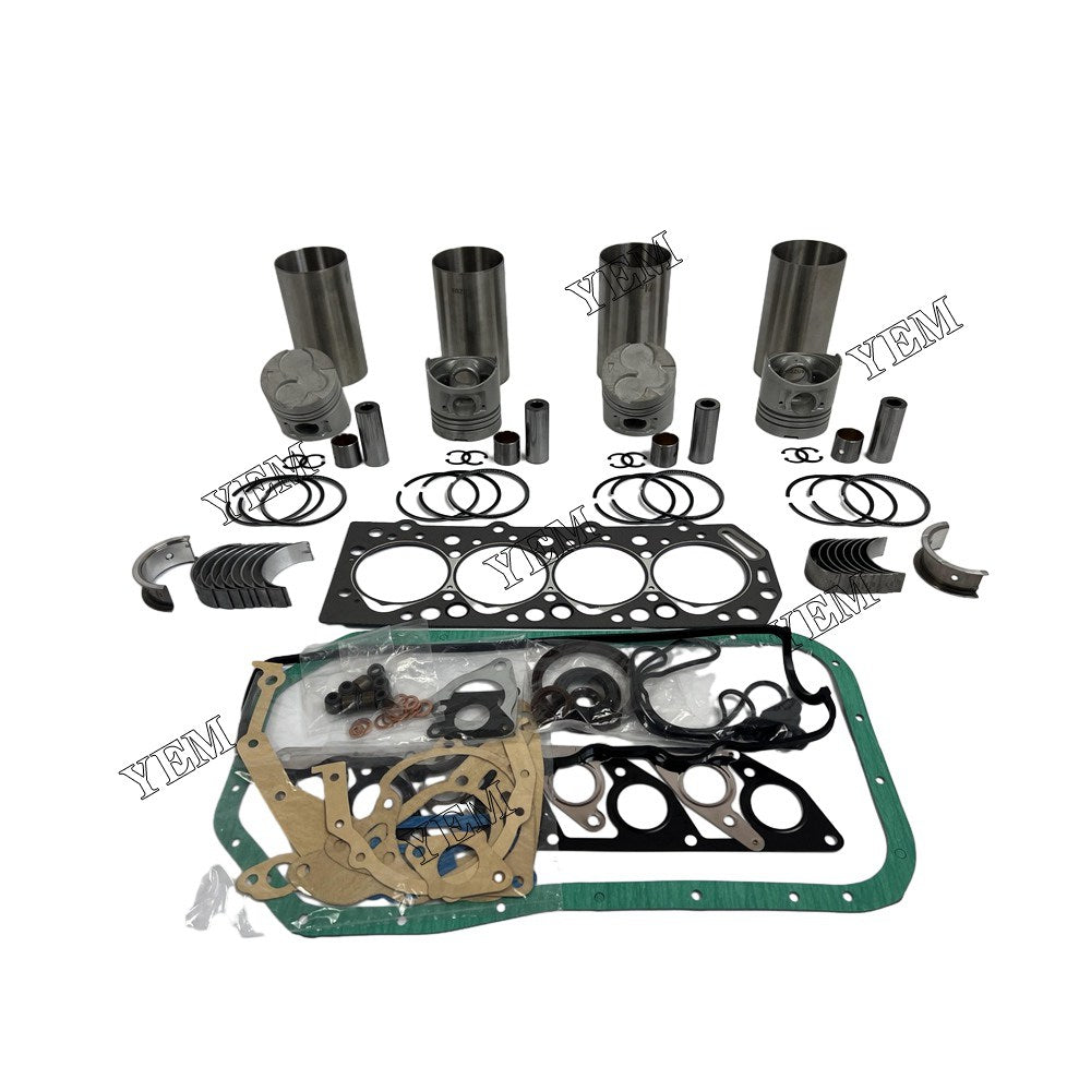 4D55 Overhaul Rebuild Kit With Gasket Set Bearing For Mitsubishi 4 cylinder diesel engine parts For Mitsubishi