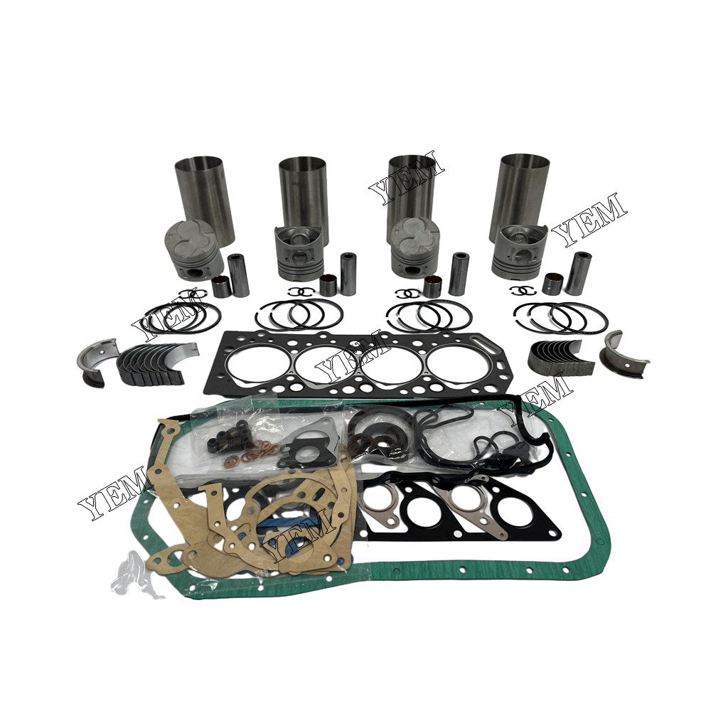 4D55 Overhaul Rebuild Kit With Gasket Set Bearing For Mitsubishi 4 cylinder diesel engine parts For Mitsubishi