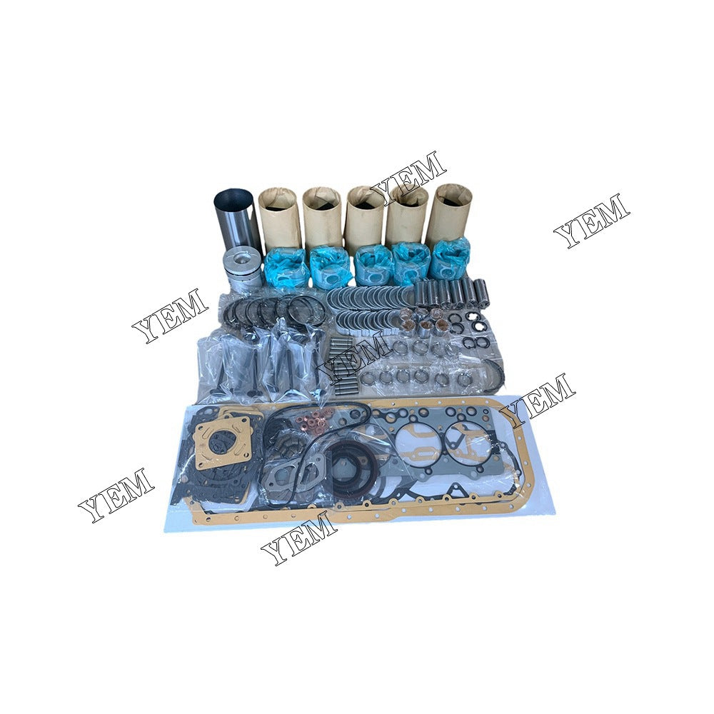 6BG1T-4 Overhaul Rebuild Kit With Gasket Set Bearing-Valve Train For Isuzu 6 cylinder diesel engine parts