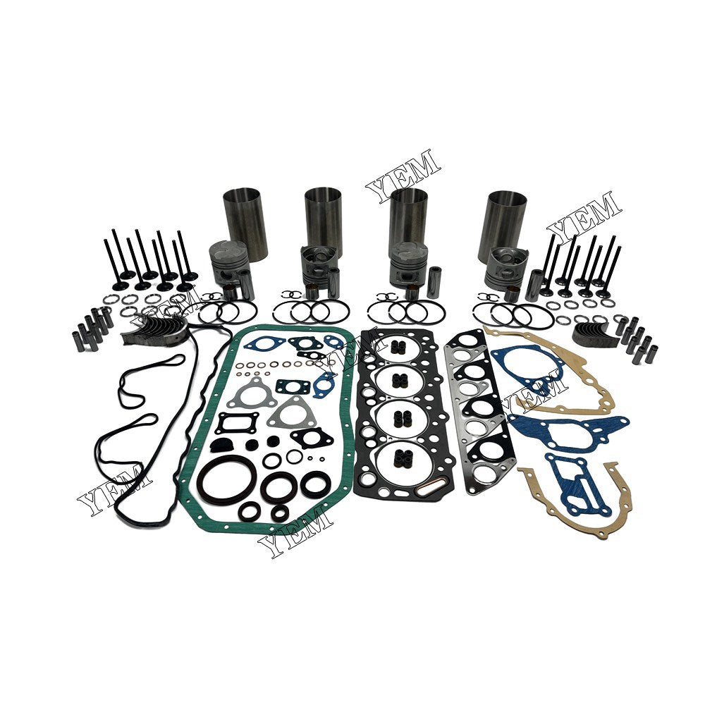 4D56T Overhaul Rebuild Kit With Gasket Set Bearing-Valve Train For Mitsubishi 4 cylinder diesel engine parts For Mitsubishi