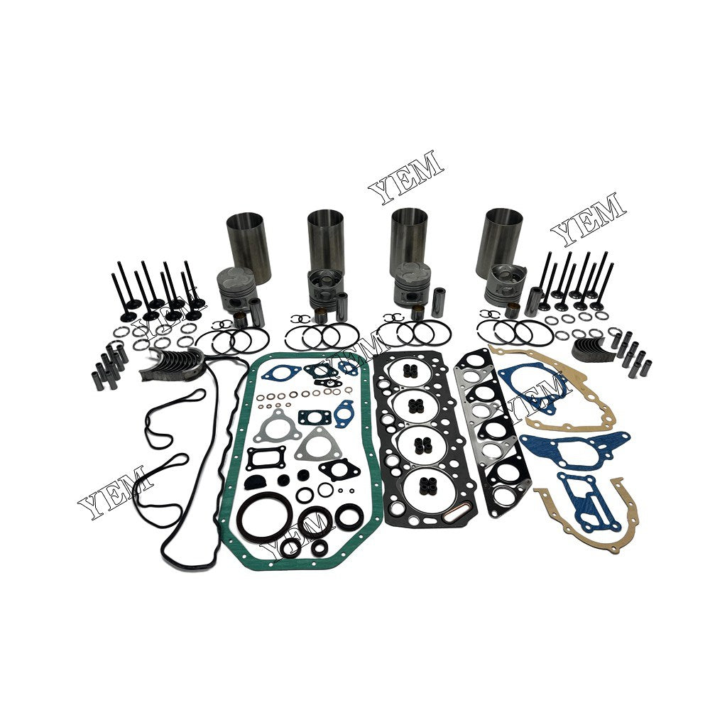 4D56T Overhaul Rebuild Kit With Gasket Set Bearing-Valve Train For Mitsubishi 4 cylinder diesel engine parts For Mitsubishi