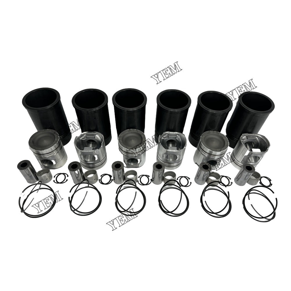 6D170 Cylinder Liner Kit For Komatsu 6 cylinder diesel engine parts For Komatsu