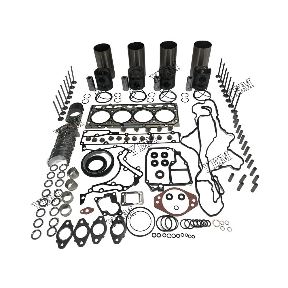 ISF3.8 Overhaul Rebuild Kit With Gasket Set Bearing-Valve Train For Cummins 4 cylinder diesel engine parts