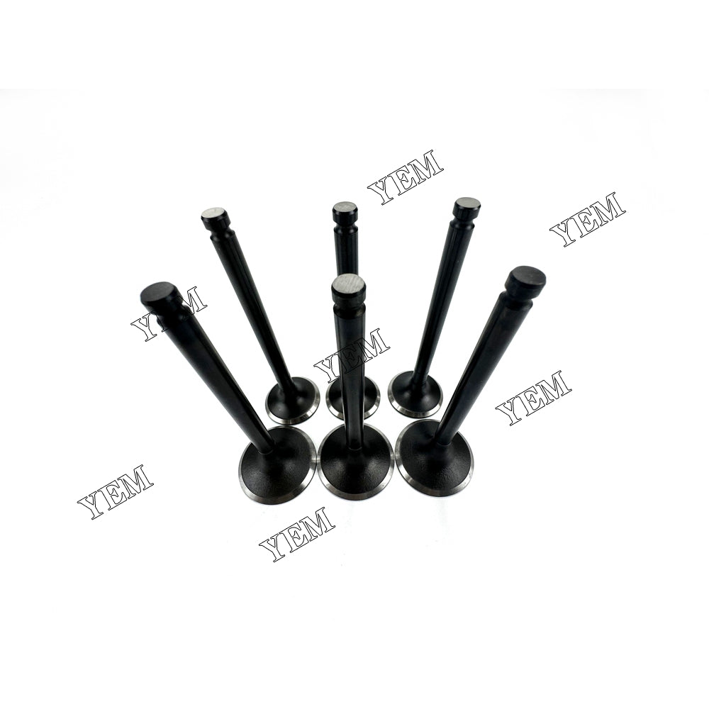 6X For Yanmar 3TN100 Intake Valve With Exhaust Valve Diesel engine parts