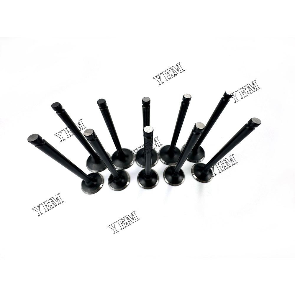 8X For Yanmar 4JH3 Intake Valve With Exhaust Valve Diesel engine parts For Kubota