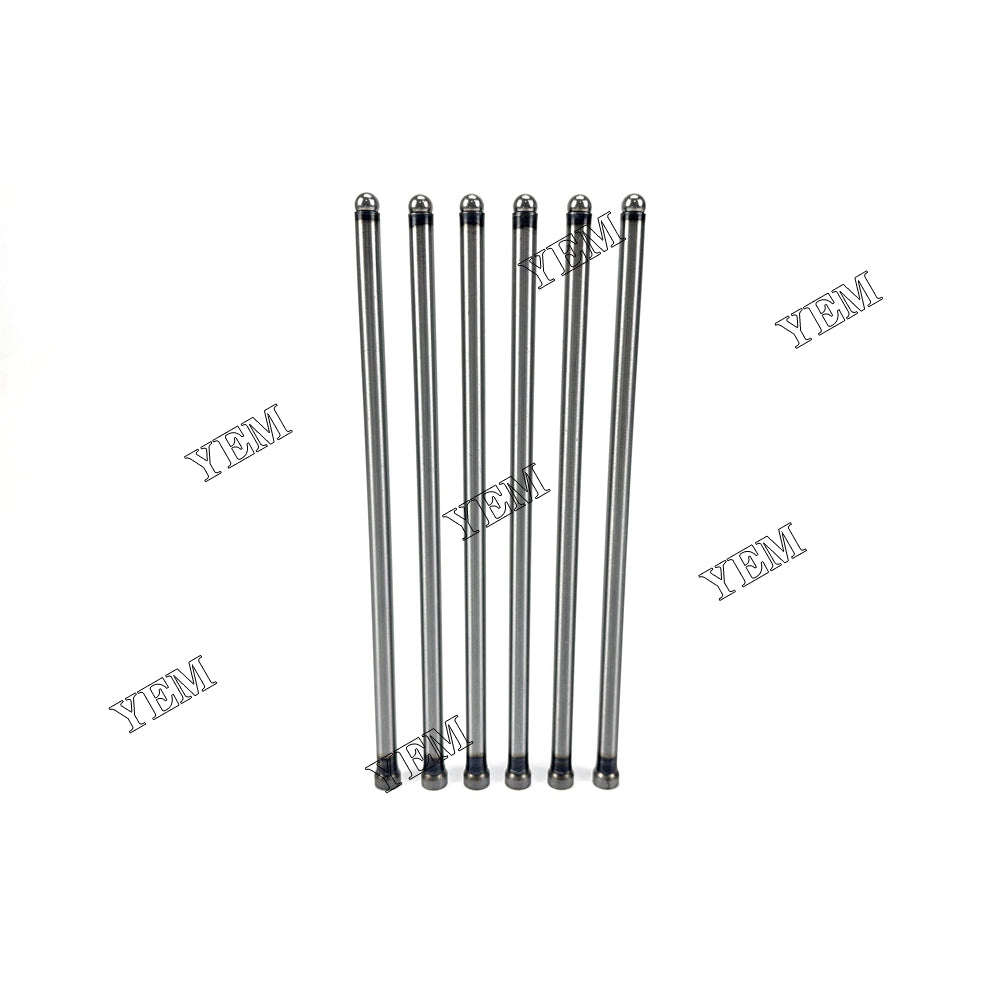 6X For Yanmar 3CD1-D Push Rods Diesel engine parts For Perkins