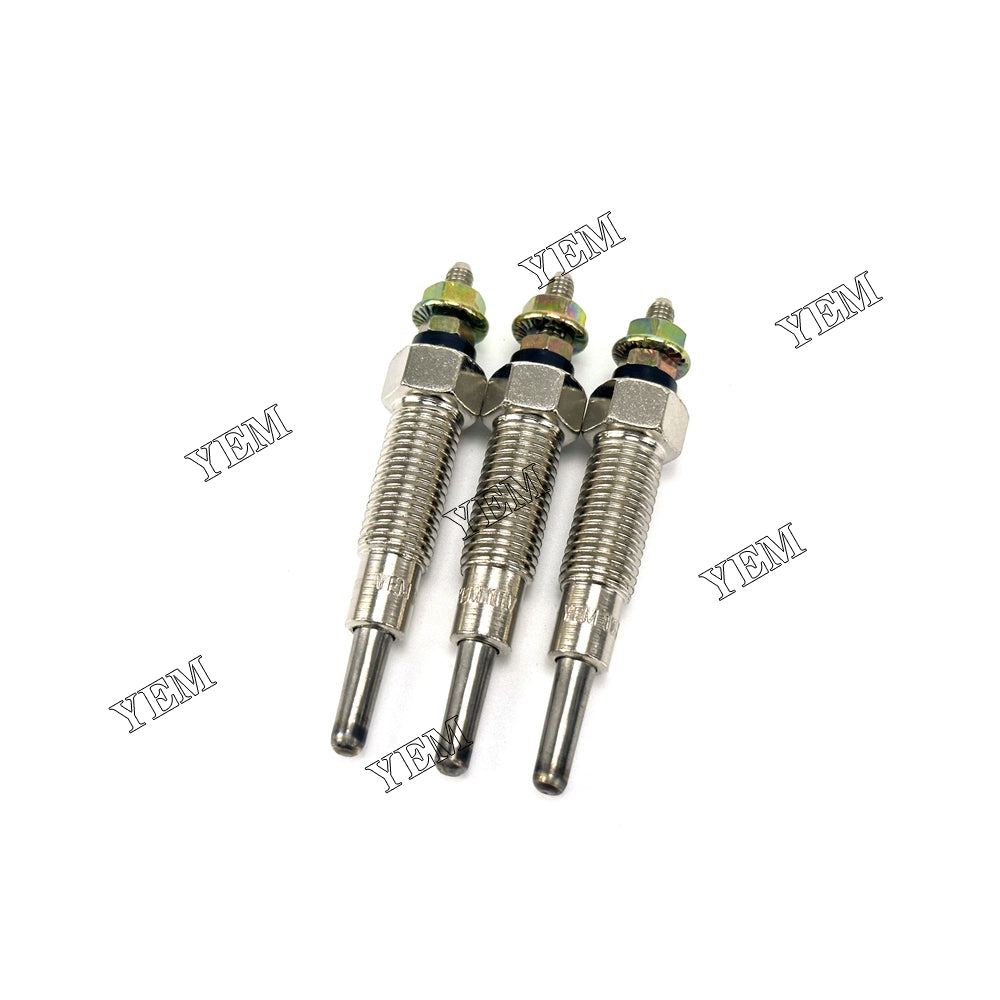 3X For Yanmar 3TNA78 Glow Plug Diesel engine parts For Kubota