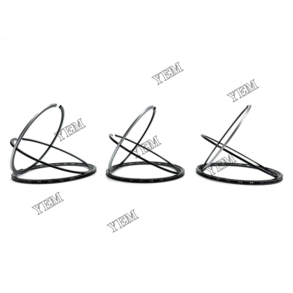 For Yanmar 3T72 72.5mm Piston Ring+0.5mm 3 Cylinder Diesel Engine Parts For Yanmar