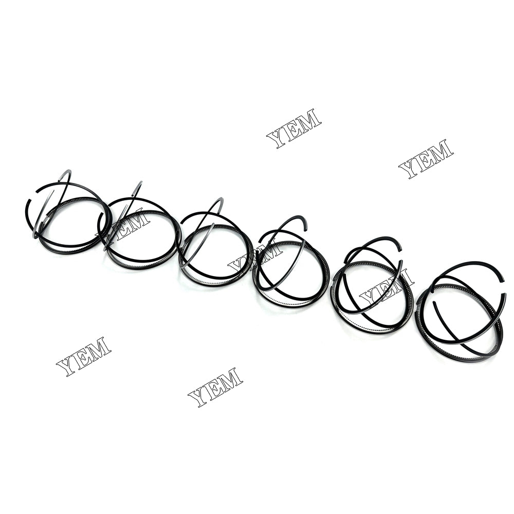 For Mitsubishi S6S  Piston Ring+0.5mm 4.5MM 6 Cylinder Diesel Engine Parts For Mitsubishi