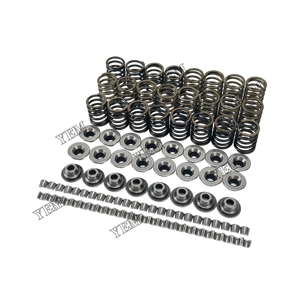 6D140 Valve Spring Kit Spring Seat & Retainer For Komatsu (Fit One Engine) For Komatsu