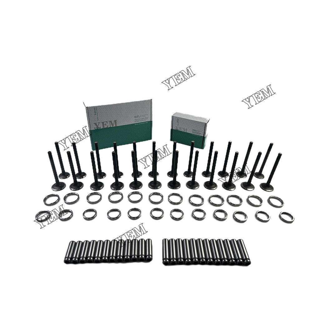 D12D Intake & Exhaust Valve Guide Seat Kit For Volvo EC360CHR excavator For Volvo