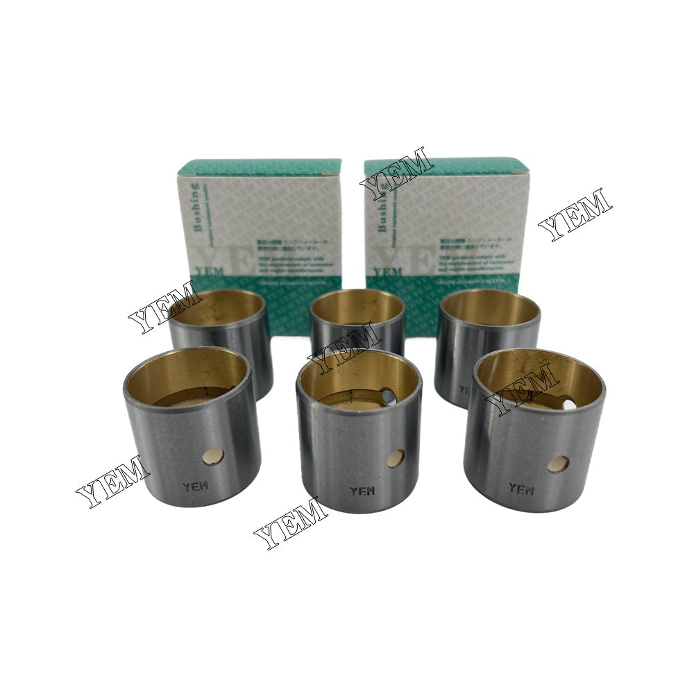 6PCS N14 Connecting Rod Bushing For Cummins Komatsu PC600LC-6 excavator