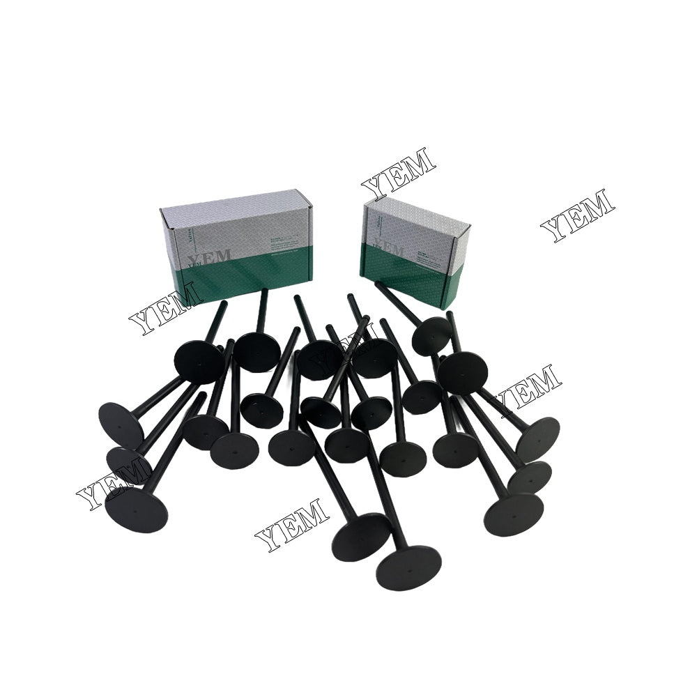 Qsl9 Intake 24 PCS QSL9 Intake Valve & Exhaust Valve Kit For Cummins R 380 LC-9 A