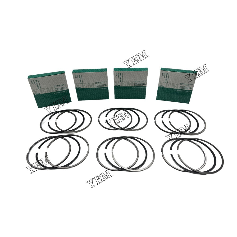 6PCS C6.4 Piston Rings Set STD For Caterpillar C6.4 Engine For Caterpillar