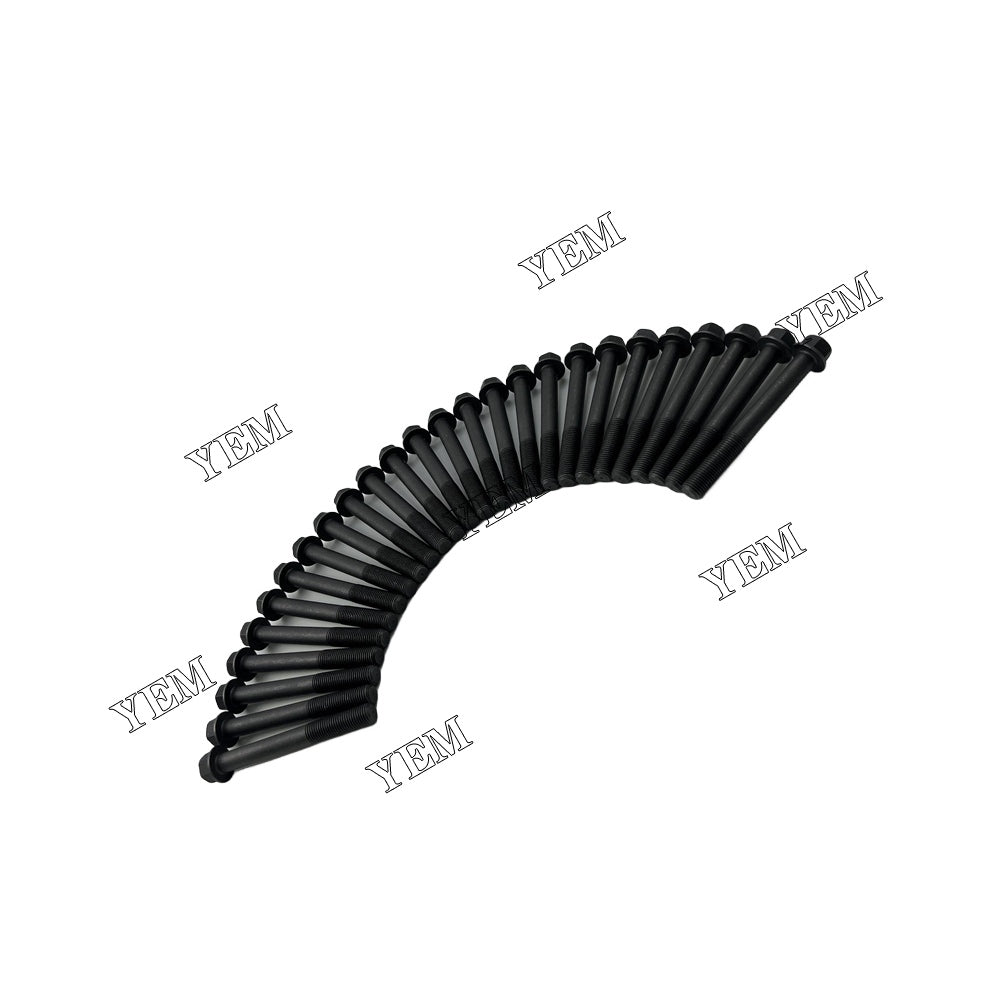 26 PC C9 Cylinder Head Bolt For Caterpillar S Spare Parts For Caterpillar