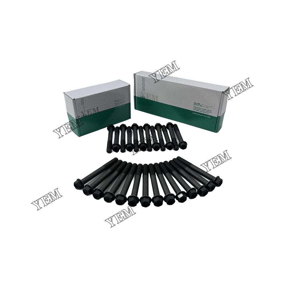 26PCS 6D95 Cylinder Head Bolt Set For Komatsu excavator For Komatsu