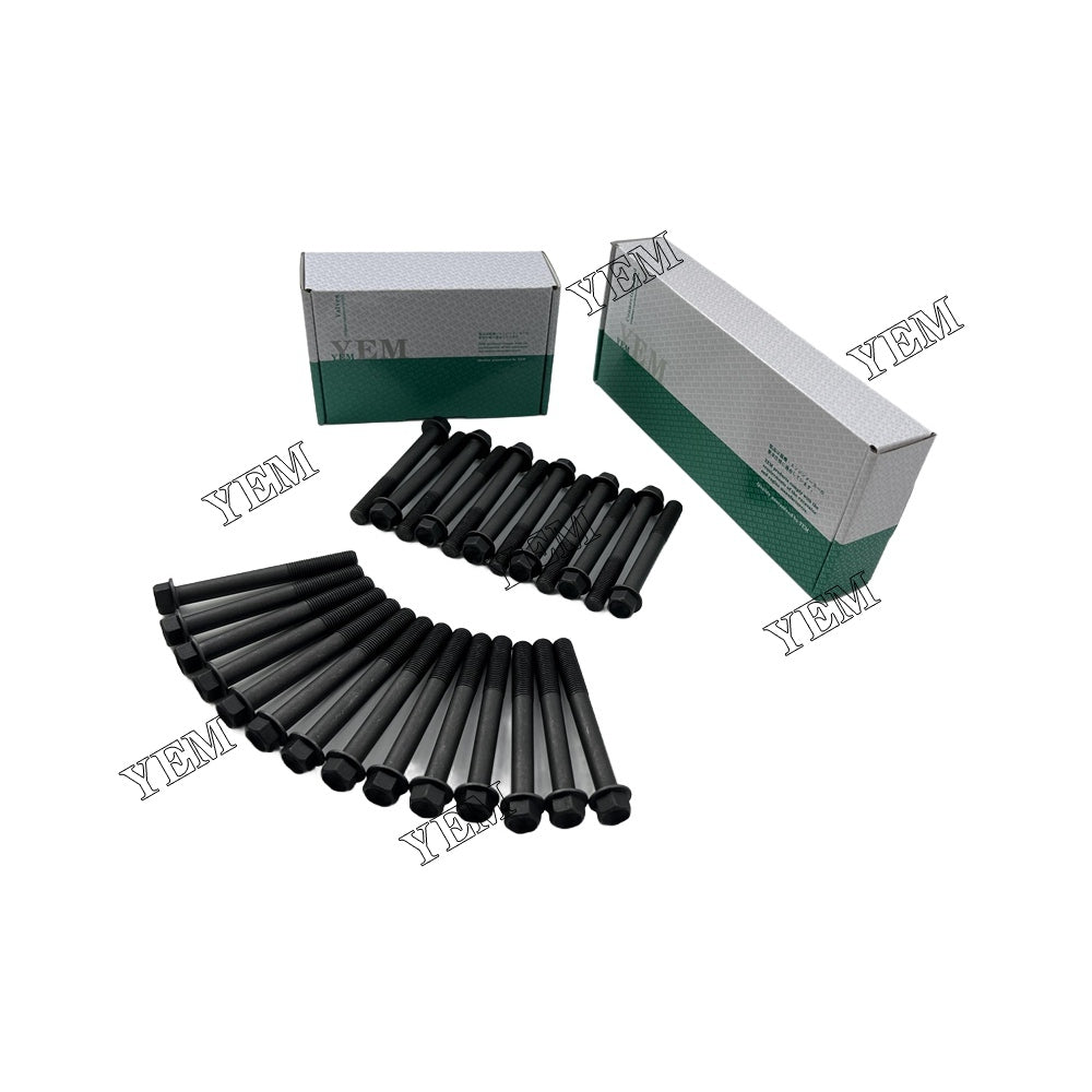 26PCS DL06 Cylinder Head Bolt Set For Doosan / DEVELON DPCS 140 W excavator For Doosan / DEVELON