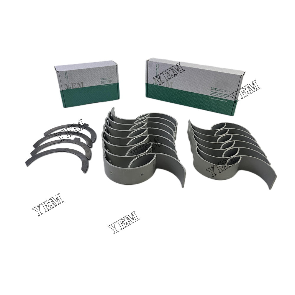 6D24 Main Bearing And Connecting Rod Bearin Kit & Thrust Washer Set For Mitsubishi For Mitsubishi