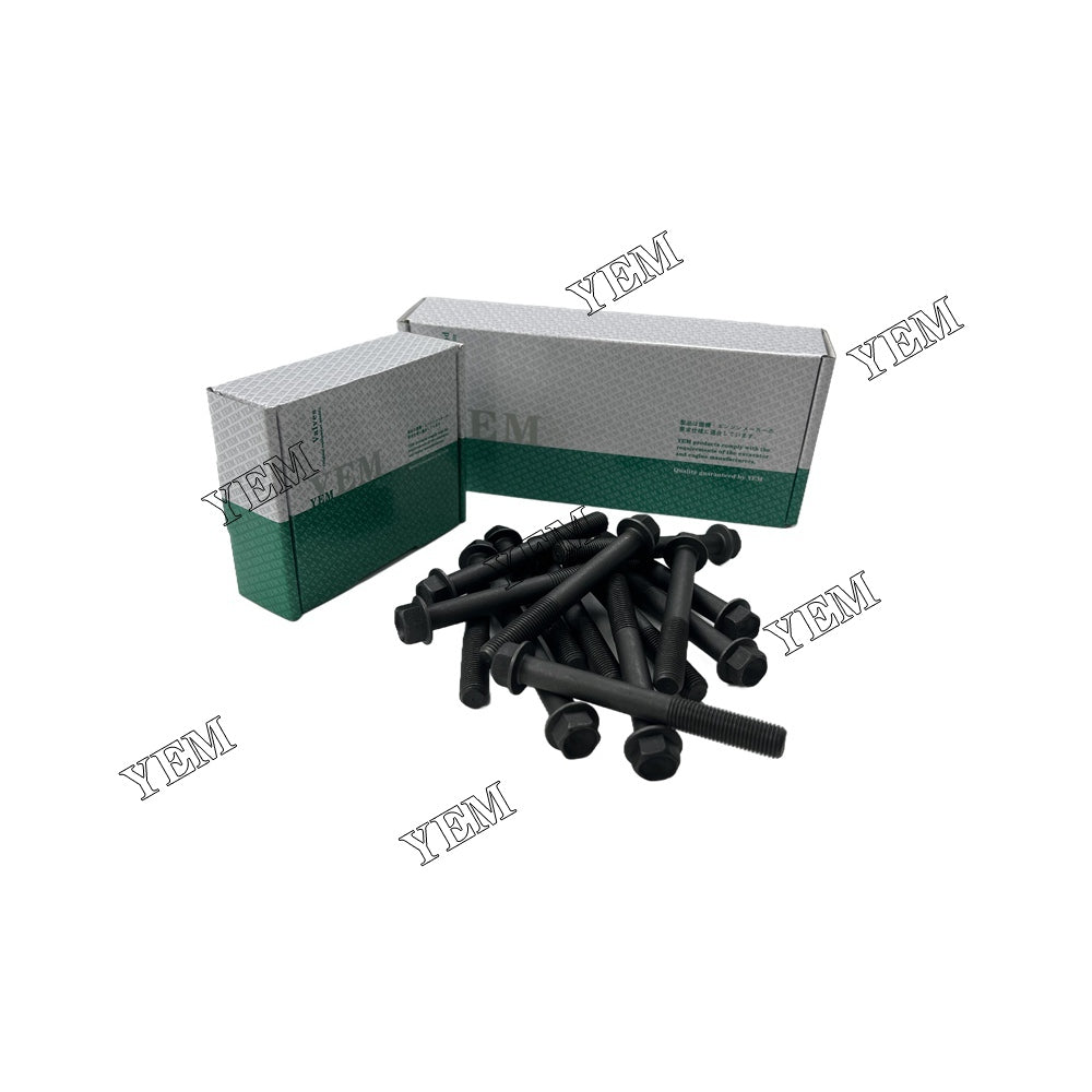 14PCS 3TNE68 Cylinder Head Bolt For Yanmar 4010 AC-16 tractor For Yanmar