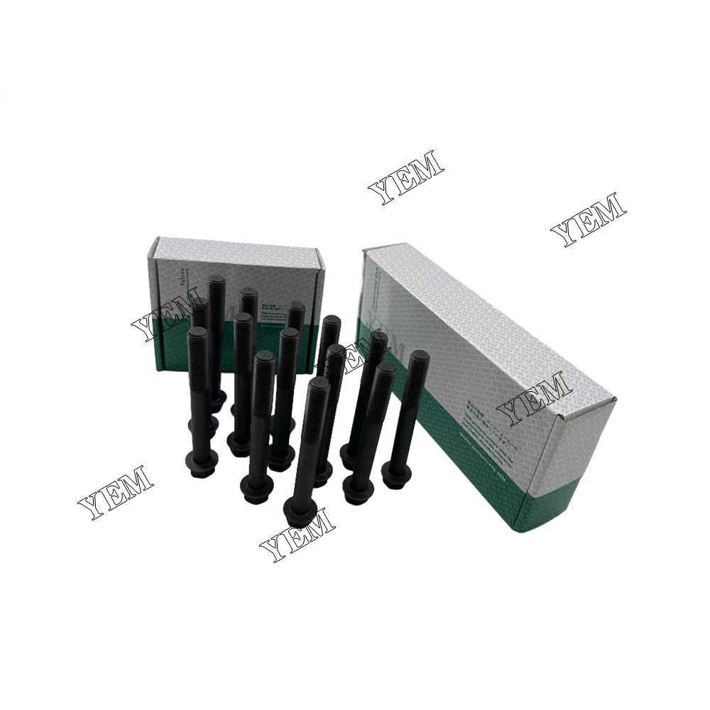 14PCS 3TNE68 Cylinder Head Bolt For Yanmar 4010 AC-16 tractor For Yanmar