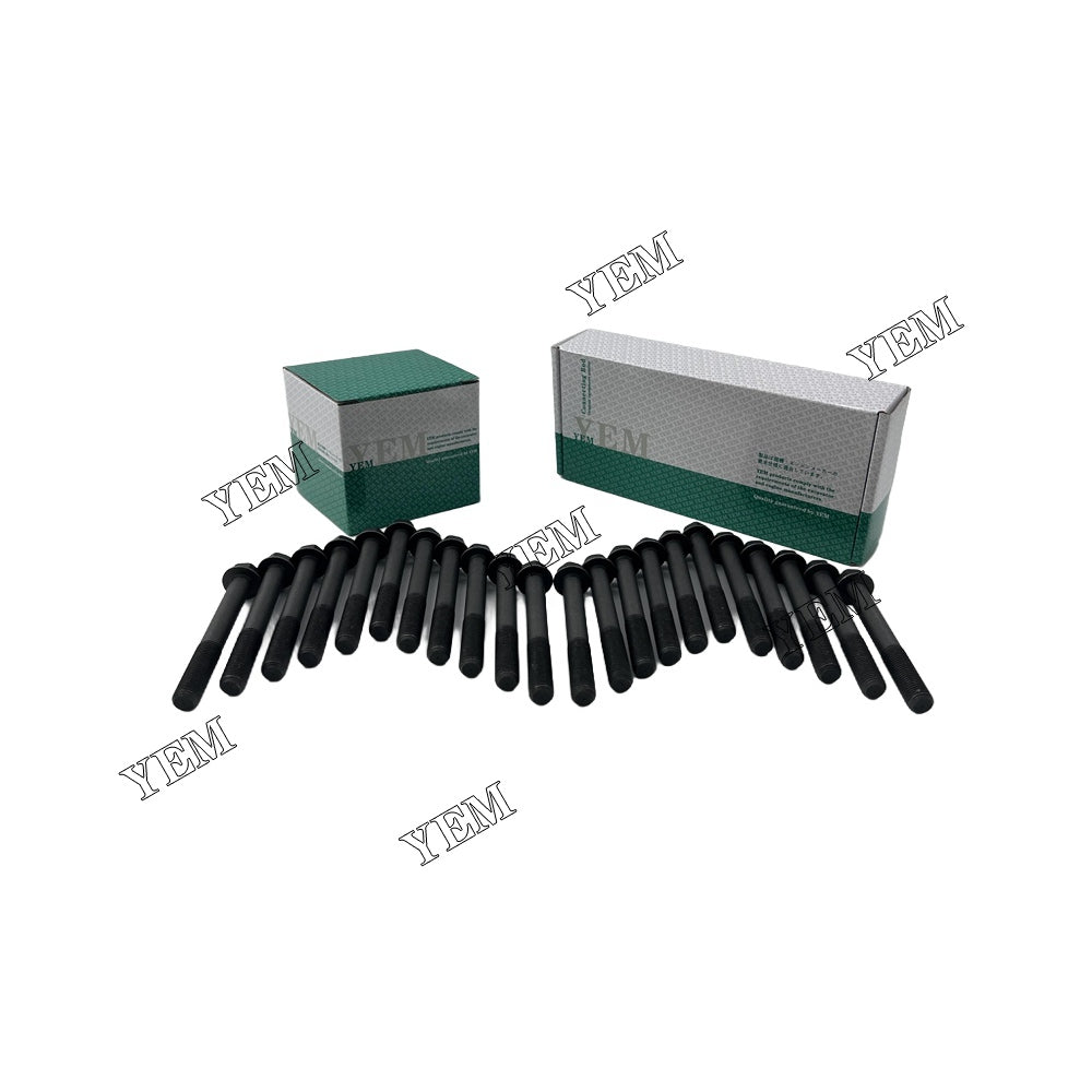 22PCS 1004-4 Cylinder Head Bolt Set For Perkins Weimar M 1000 B excavator For Perkins