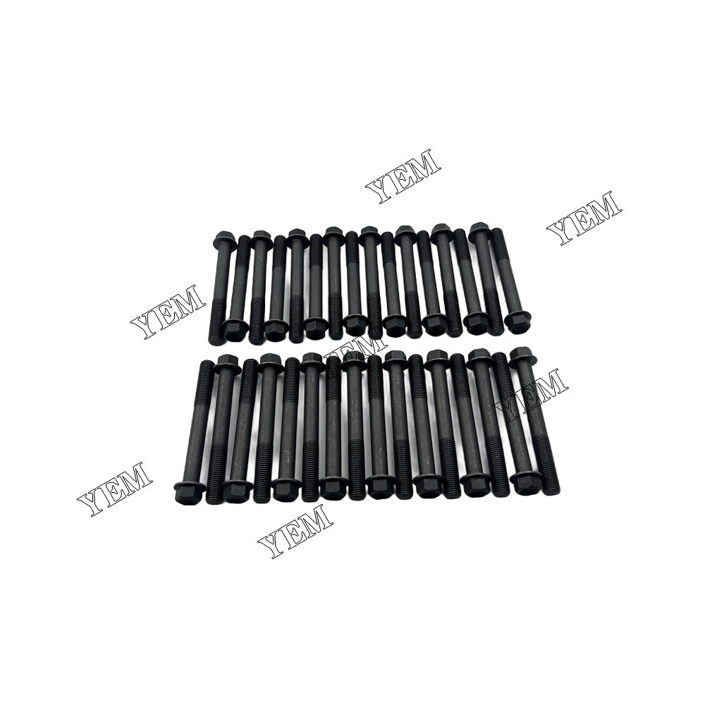 32PCS 6D31 Cylinder Head Bolt Set For Mitsubishi 6D31 Engine For Mitsubishi