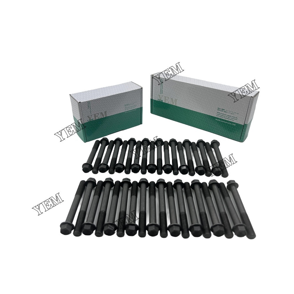 36PCS D936L Cylinder Head Bolt Set For Liebherr A944 excavator For Liebherr