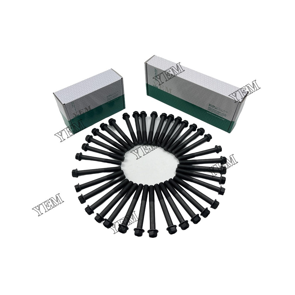 36PCS D936L Cylinder Head Bolt Set For Liebherr A944 excavator For Liebherr